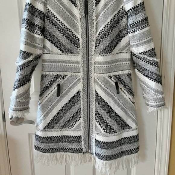 REBECCA TAYLOR: WOMENS HIGHER-END FASHION JACKET-SIZE 2 - Picture 2 of 2